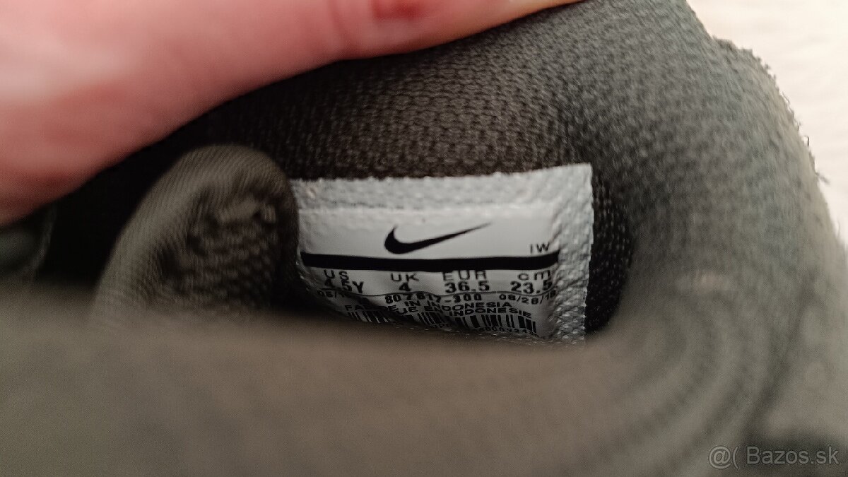 Členkové kožené tenisky Nike Air zelená olivová vel. 36.5 - 3