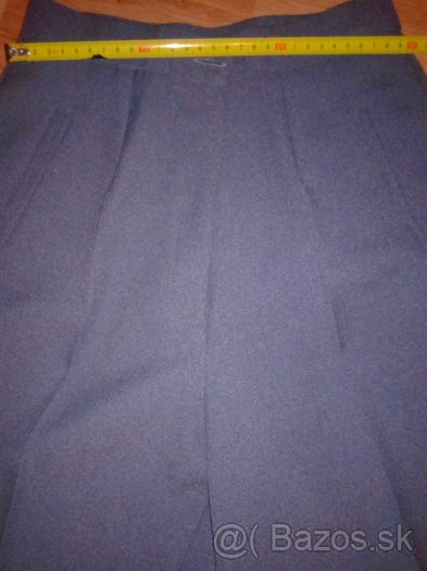 sivé kostýmové nohavice - 3