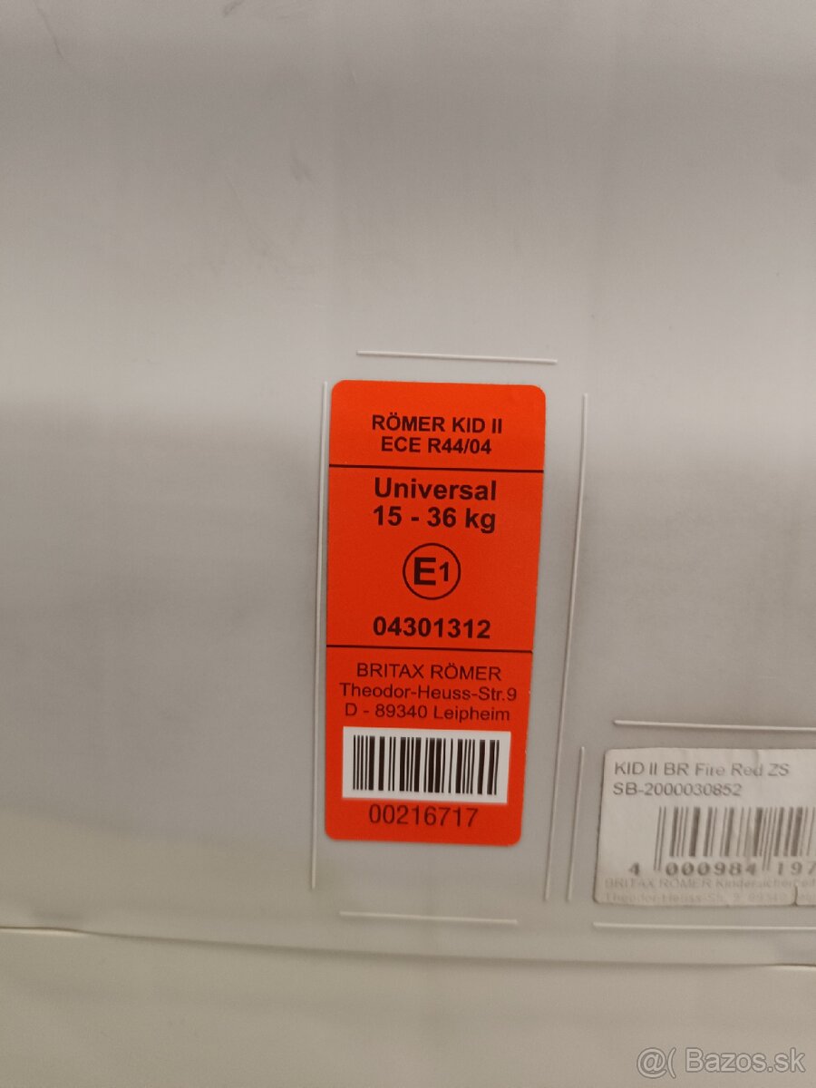Detská autosedačka Britax Römer KID II - 3