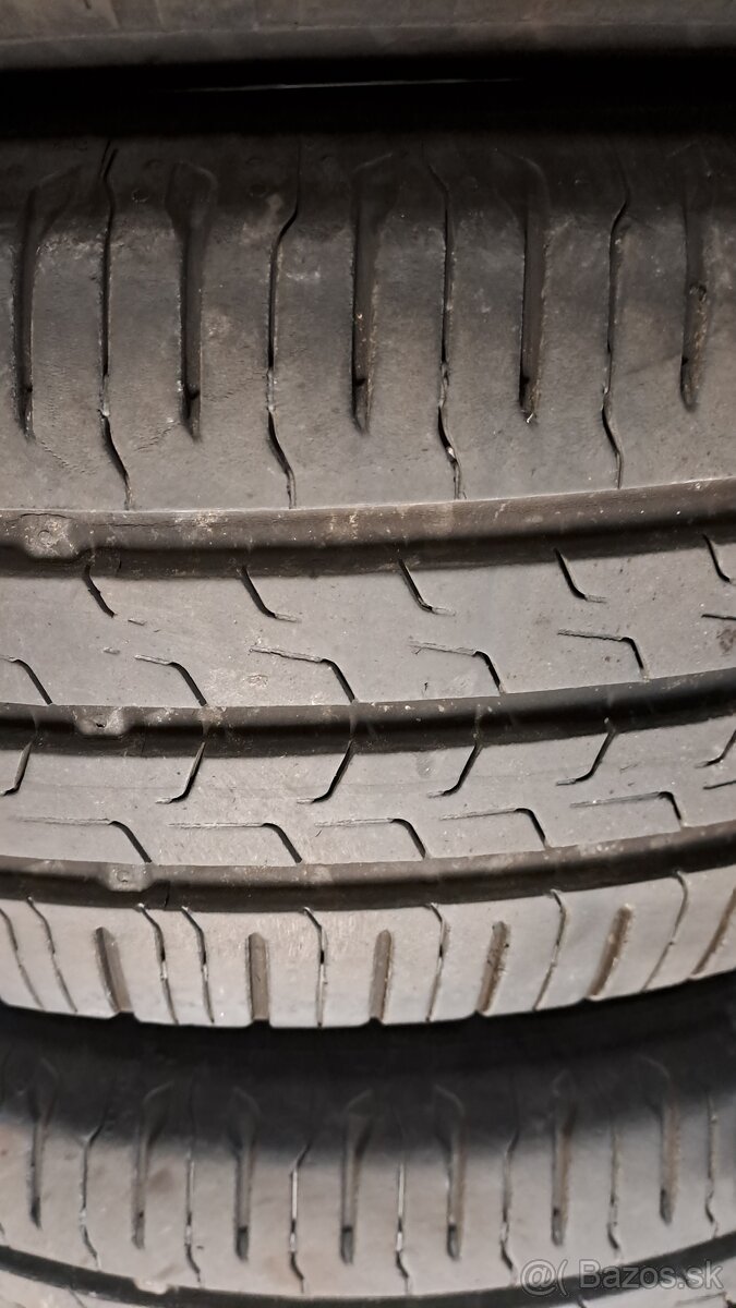 Predám 4ks jazdené letné 195/65r15-91H Continental - 3