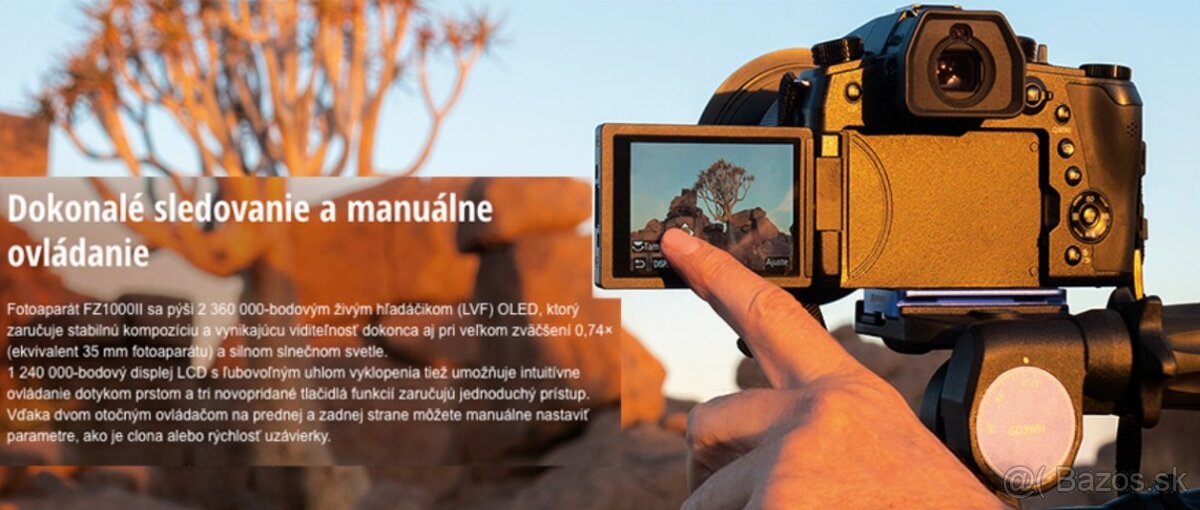 Panasonic Lumix FZ1000 + 2x orig. batéria + brašňa - 3