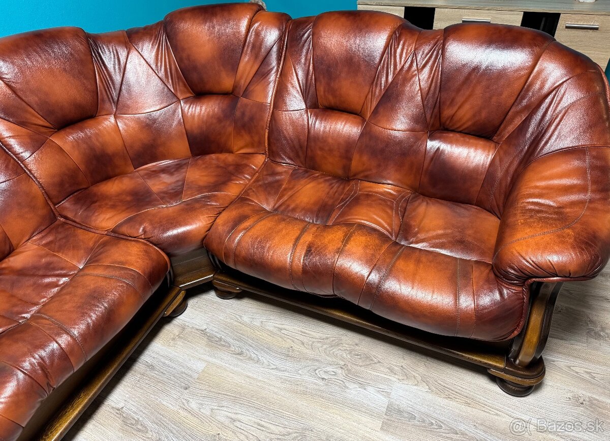 Kožená sedacia súprava - 3