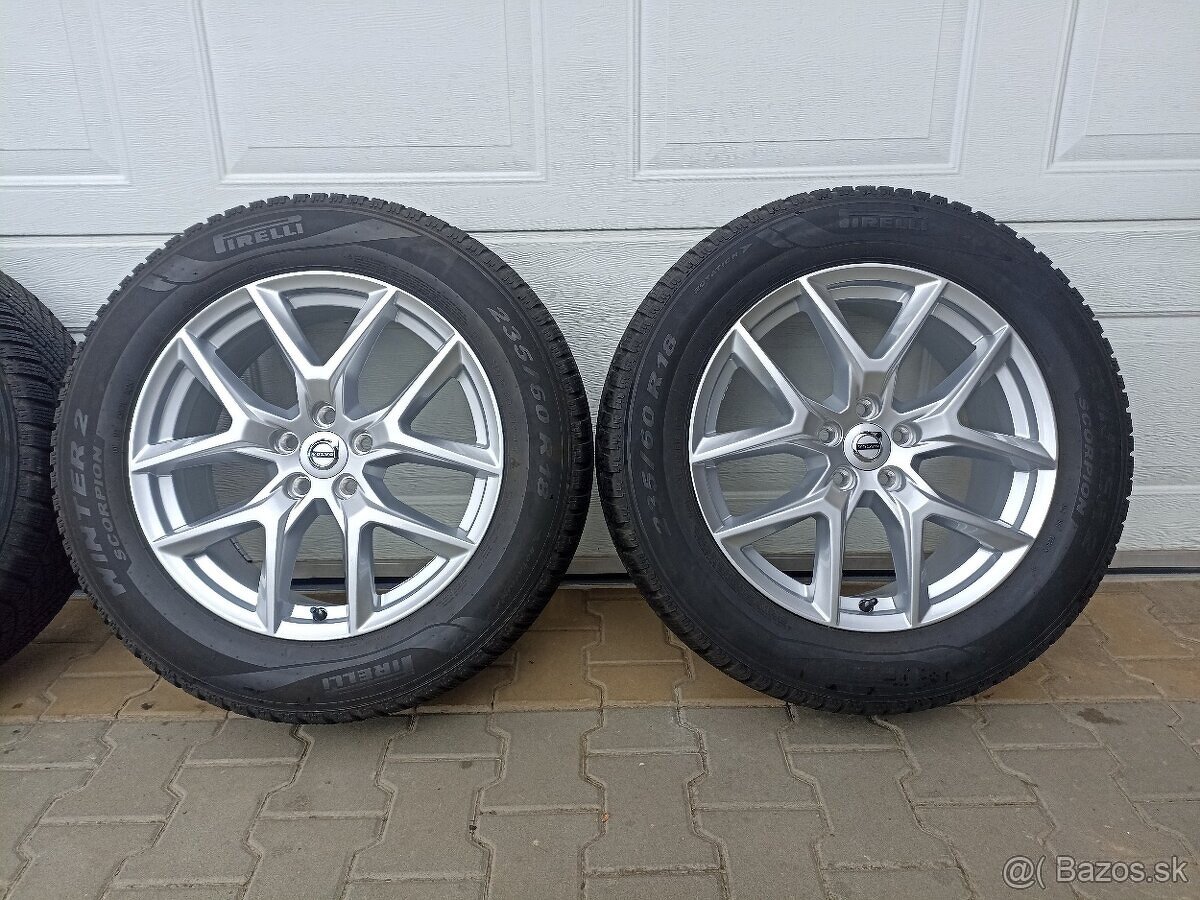 Orig. zimná sada Volvo 5x108 R18 + Pirelli Winter 235/60 R18 - 3