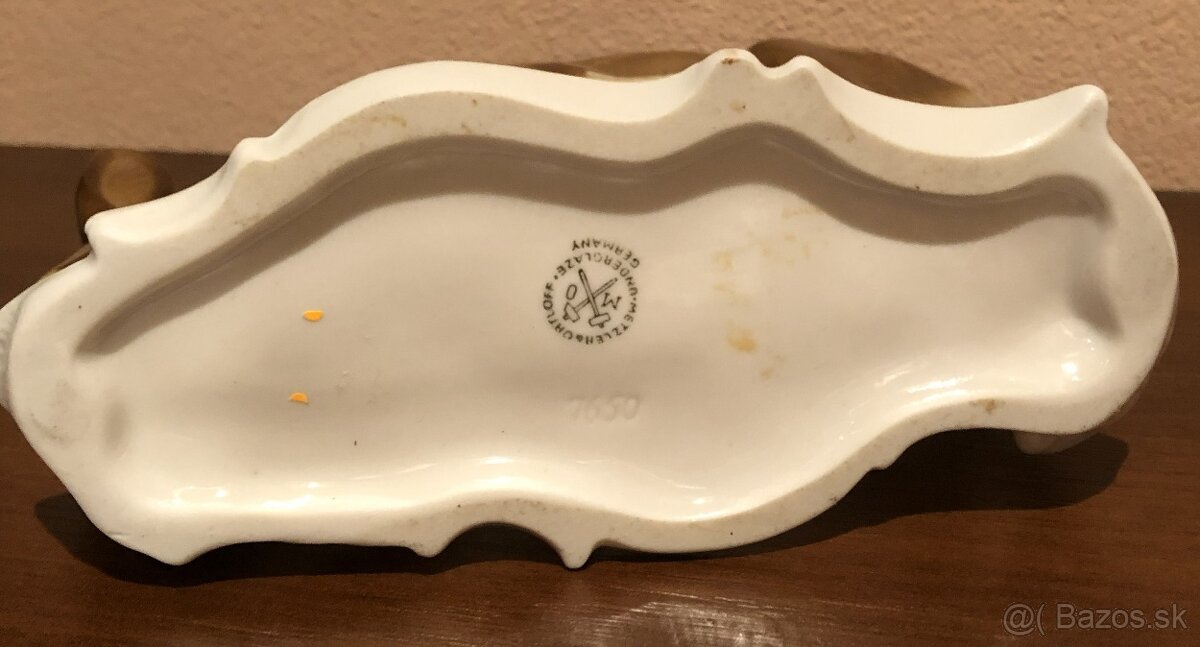 089 – Metzler & Ortloff , Germany , soška , porcelán, Srna - 3