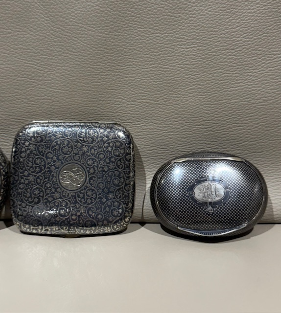 strieborné tabatierky a krabičky na tabak - 3