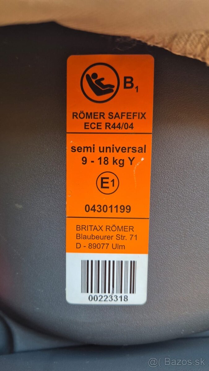 BRITAX RÖMER safefix 9-18kg - 3