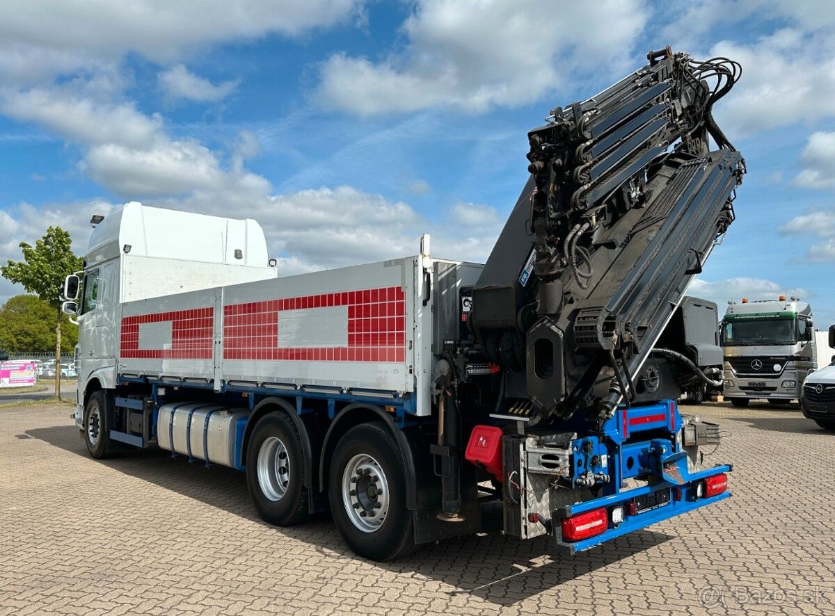 DAF XF 530 - 6x2 – Valník+HR-Hiab X-HiPro 352+Jib+Naviják
