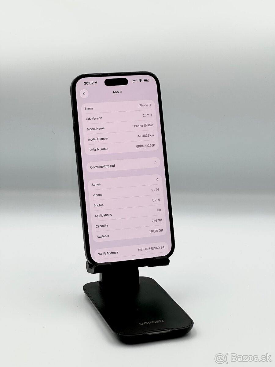 iPhone 15 plus 256GB, Čierna / Záruka 12 mes. - 3