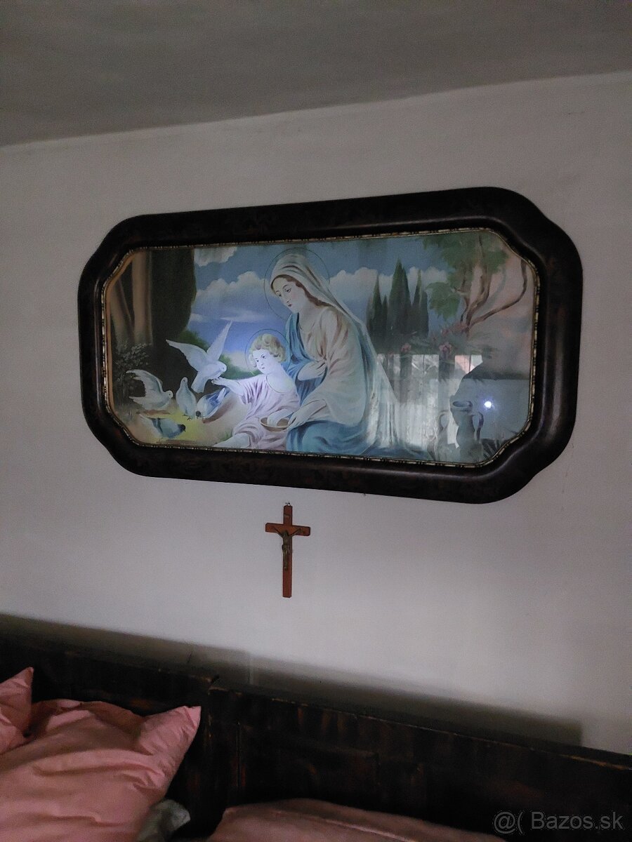 Starožitný nábytok, posteľ. - 3