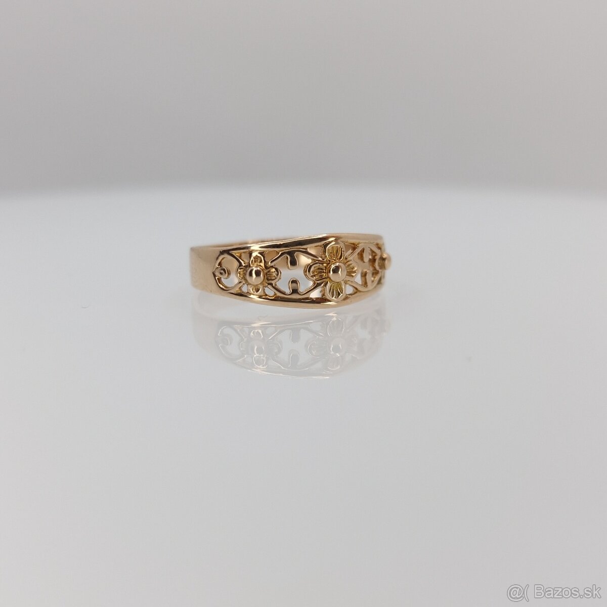 Prsteň z ružového zlata - 3