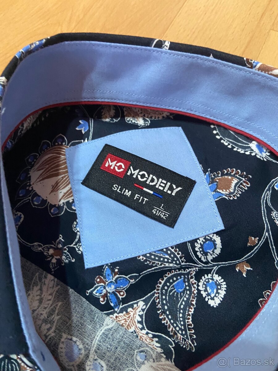 Pánska košeľa McModely L, nová vzorovaná - 3