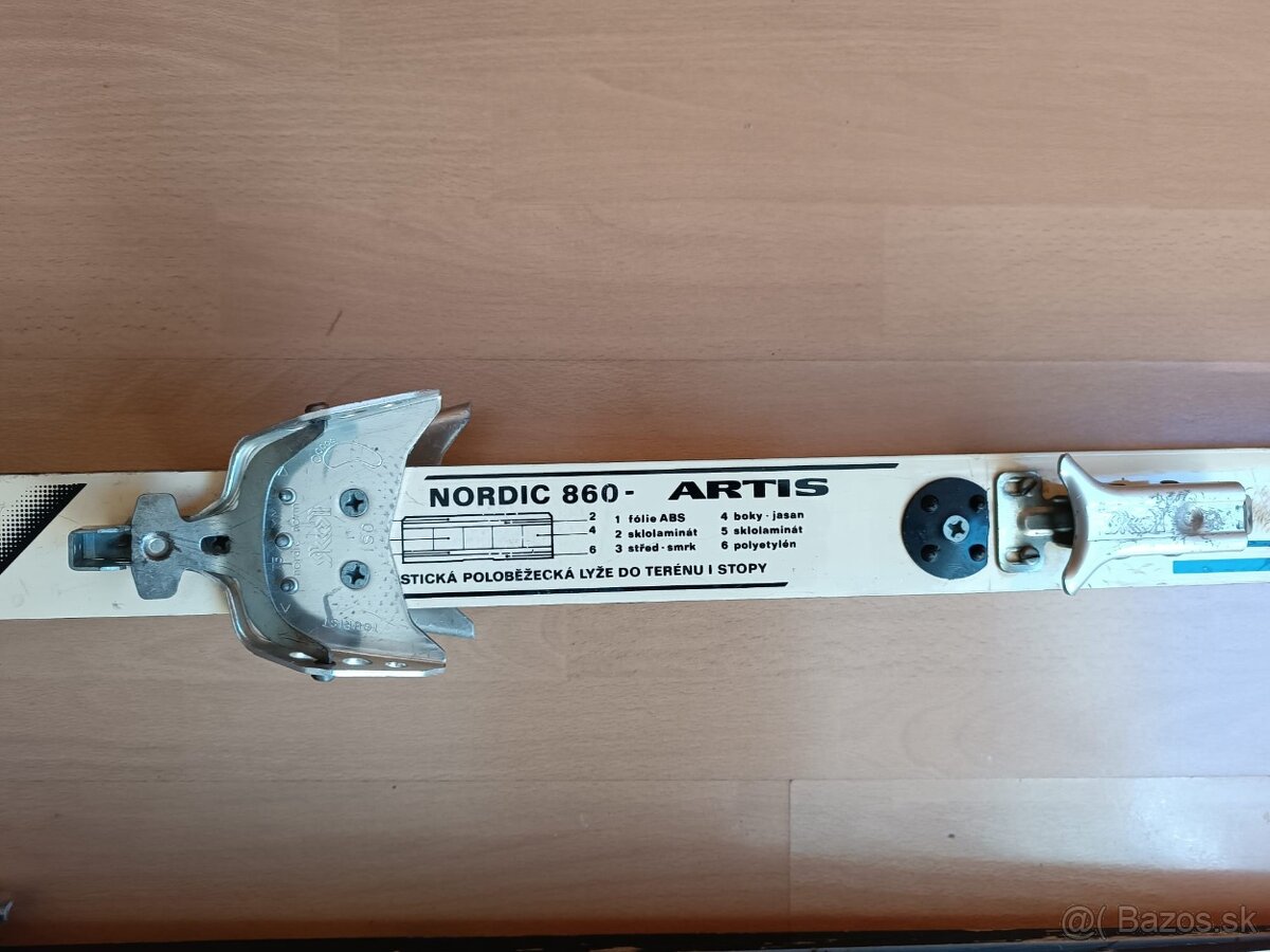 RETRO drevené bežky ARTIS - 3