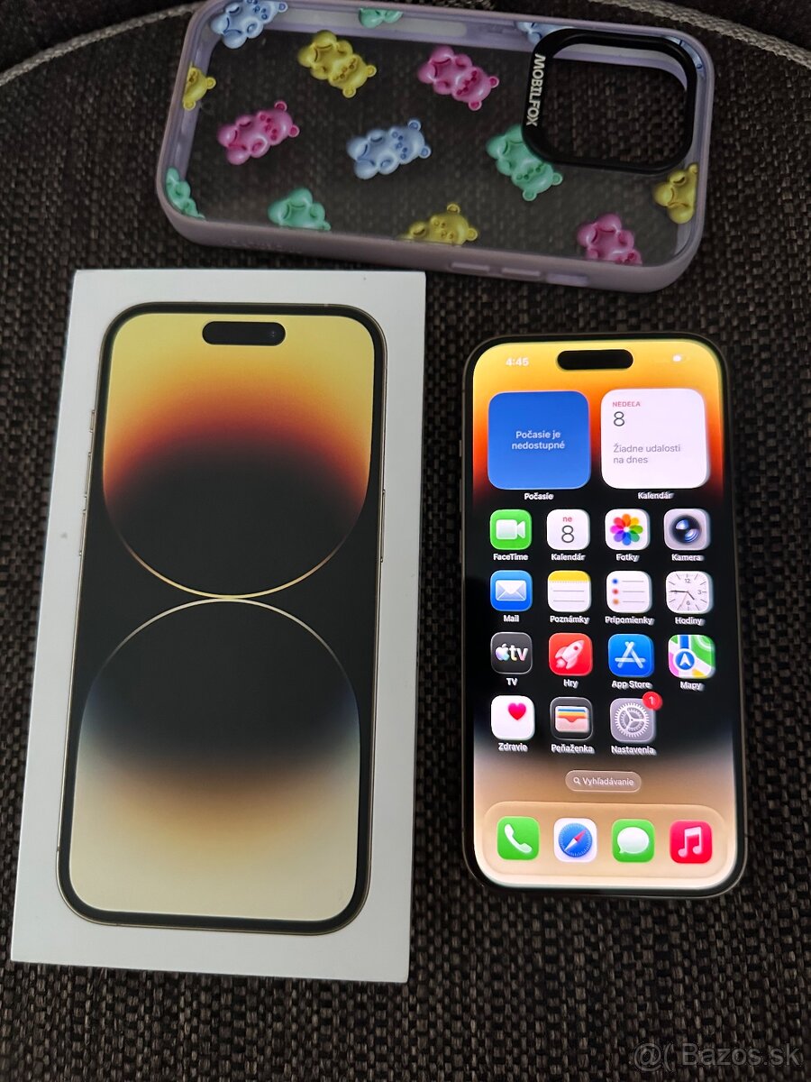 iPhone 14PRO GOLD 128GB - ako nový - 3