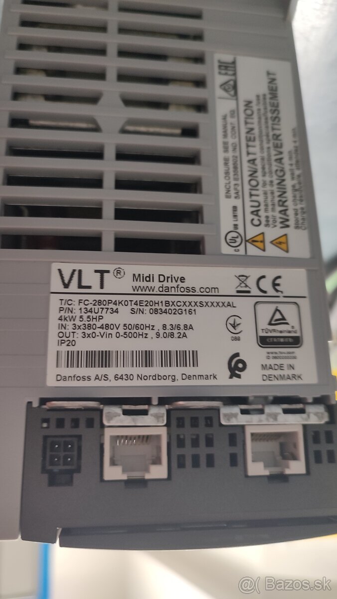 Frekvenčný menič Danfoss VLT 4kW - 3