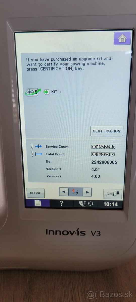 Vysivaci stroj BROTHER INNOVIS V3 - 3