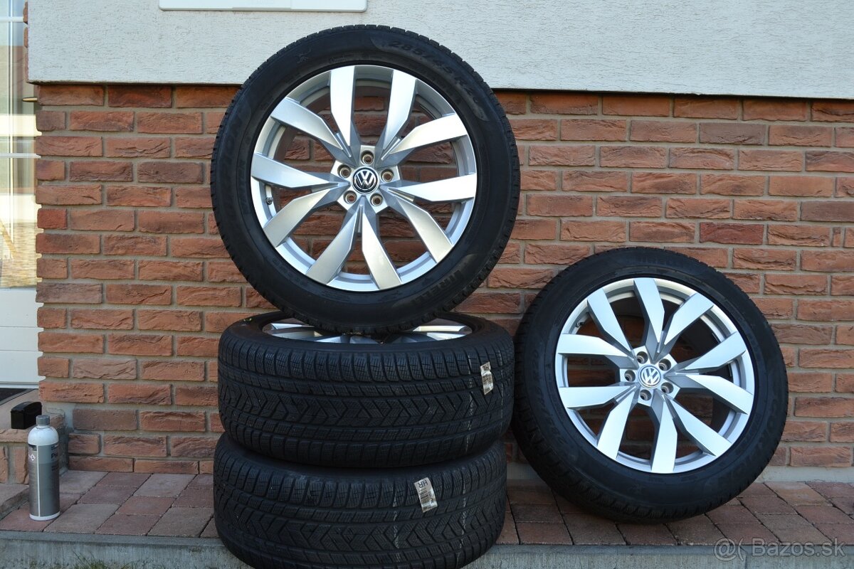 5x112 R20 Zimna sada Org. VW Touareg + 285/45 R20 Pirelli - 3