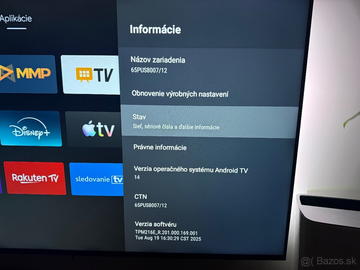 Philips android led TV 65” - 3