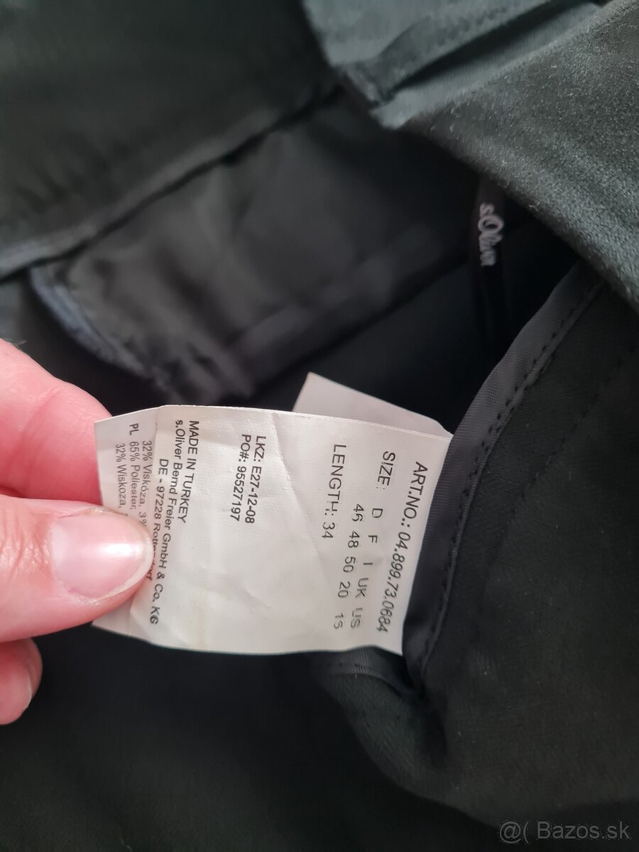 Čierne elegantné nohavice_Comma, s. Oliver - 3