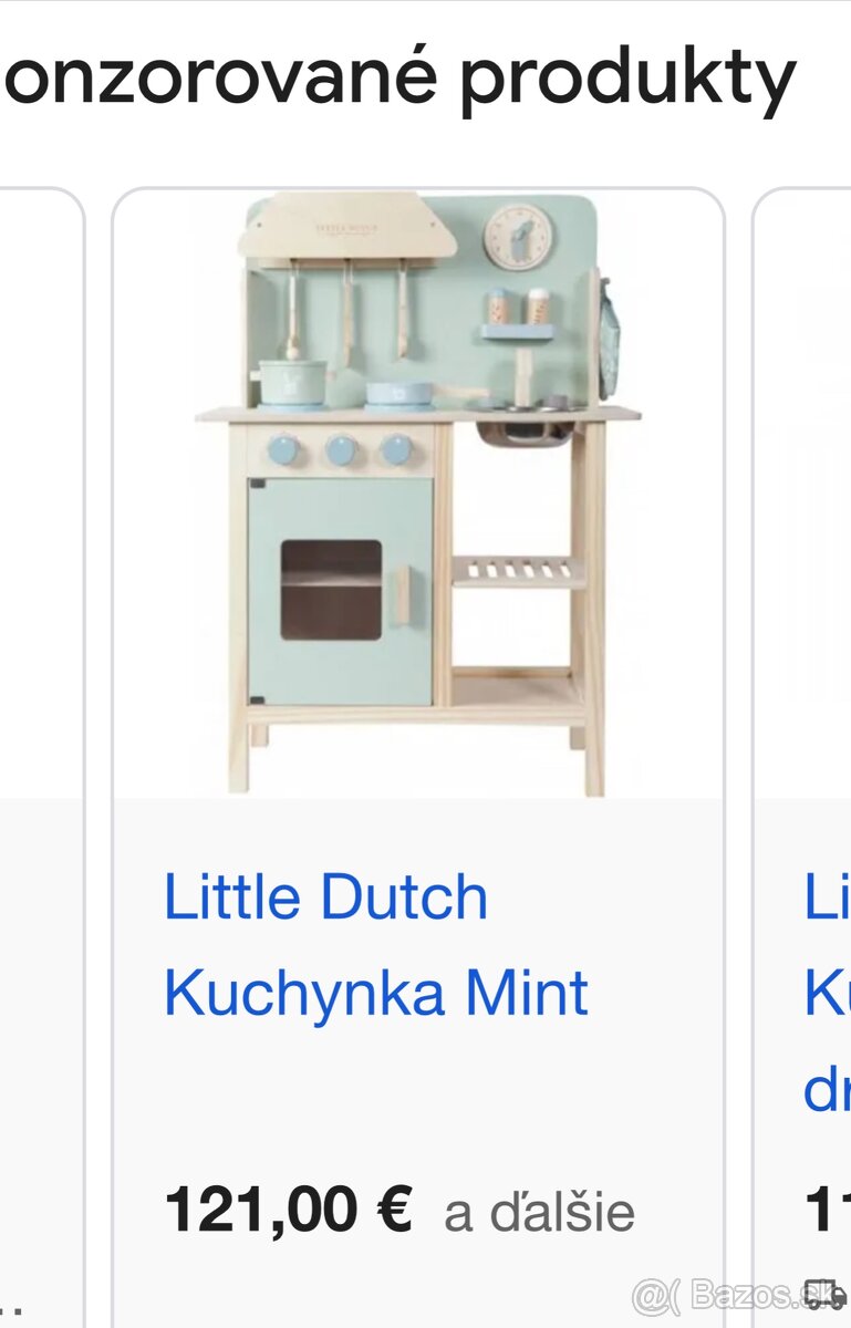 Little Dutch kuchynka mint - 3