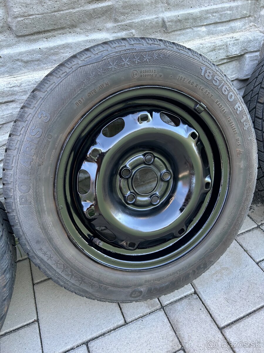 Kolesa R14 5x100 s puklicami - 3