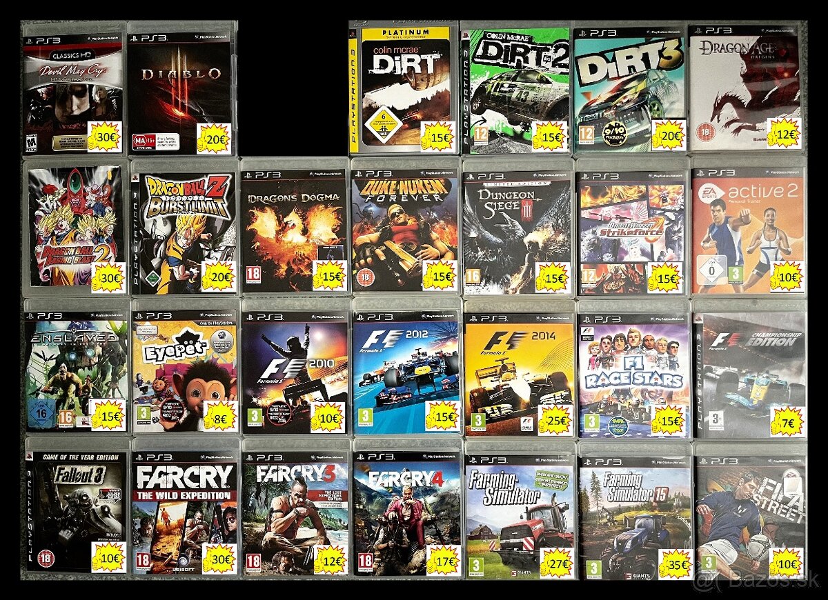 Predam PS3 hry - Crash, GTA, LEGO, FIFA, F1, BUZZ - 3