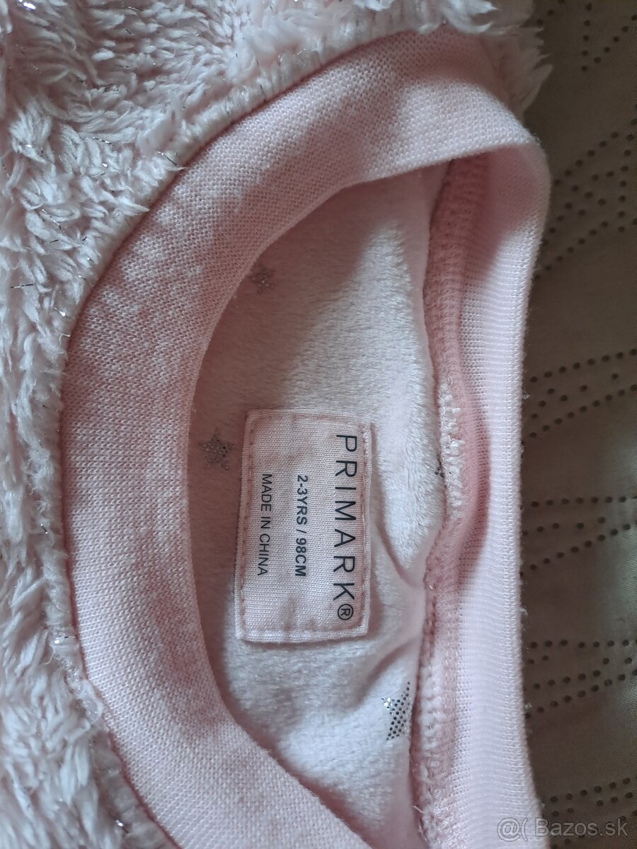 Dievčenská mikina velkost 98 - 3