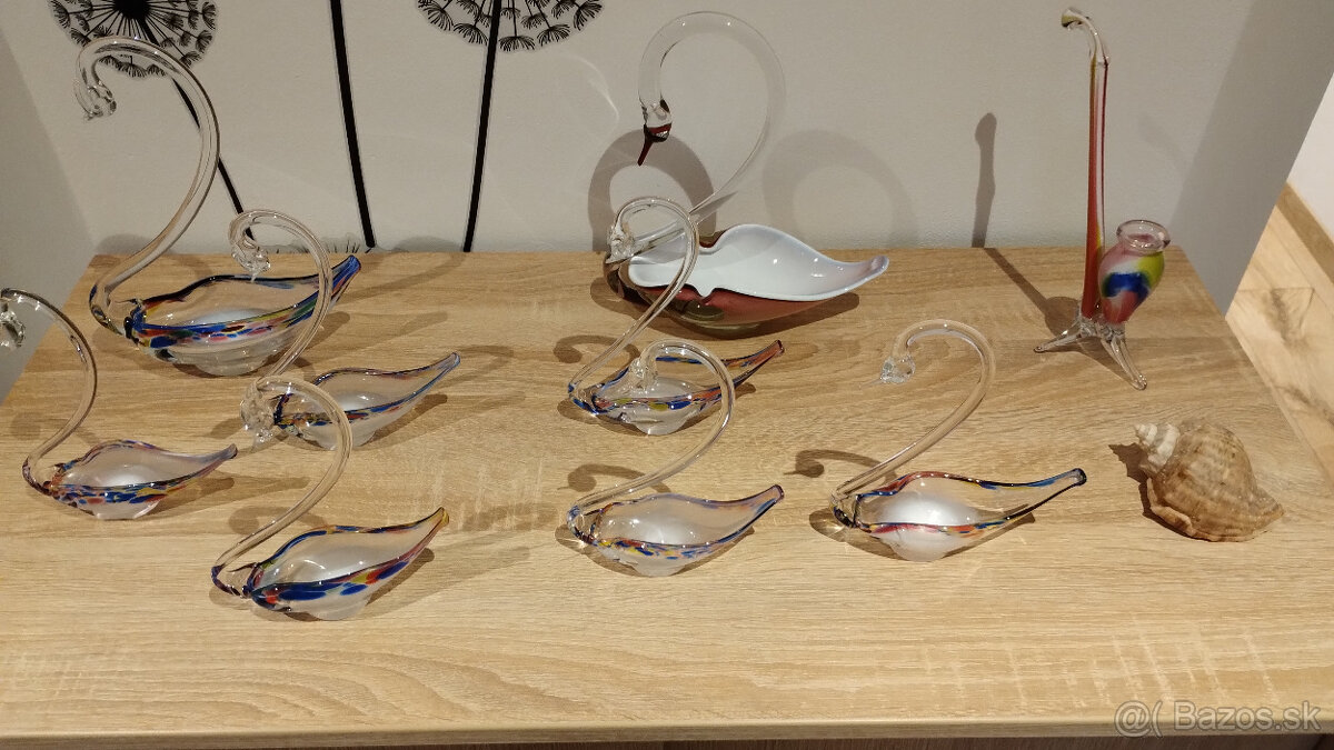 Sklenené ryby a labute - 3