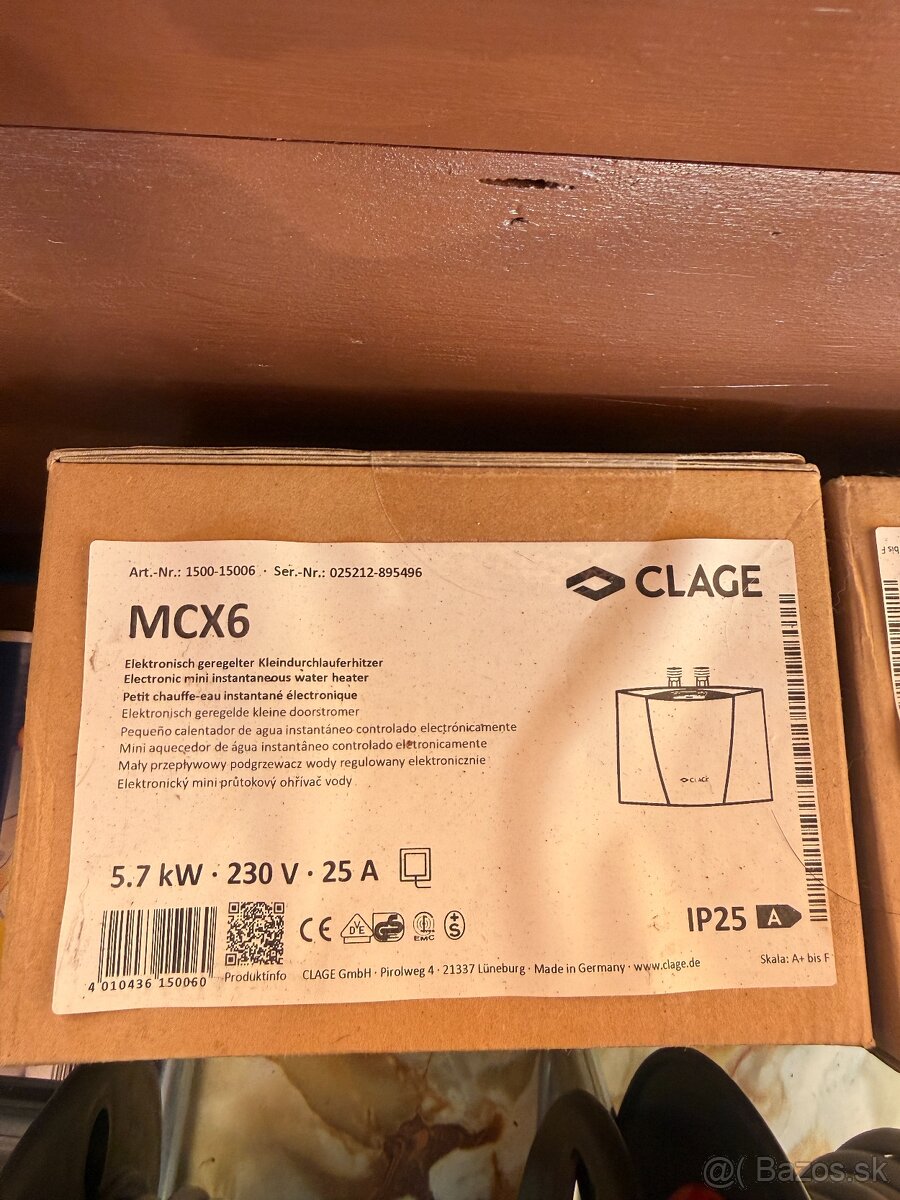 Prietokový ohrievač vody/DLE - 3