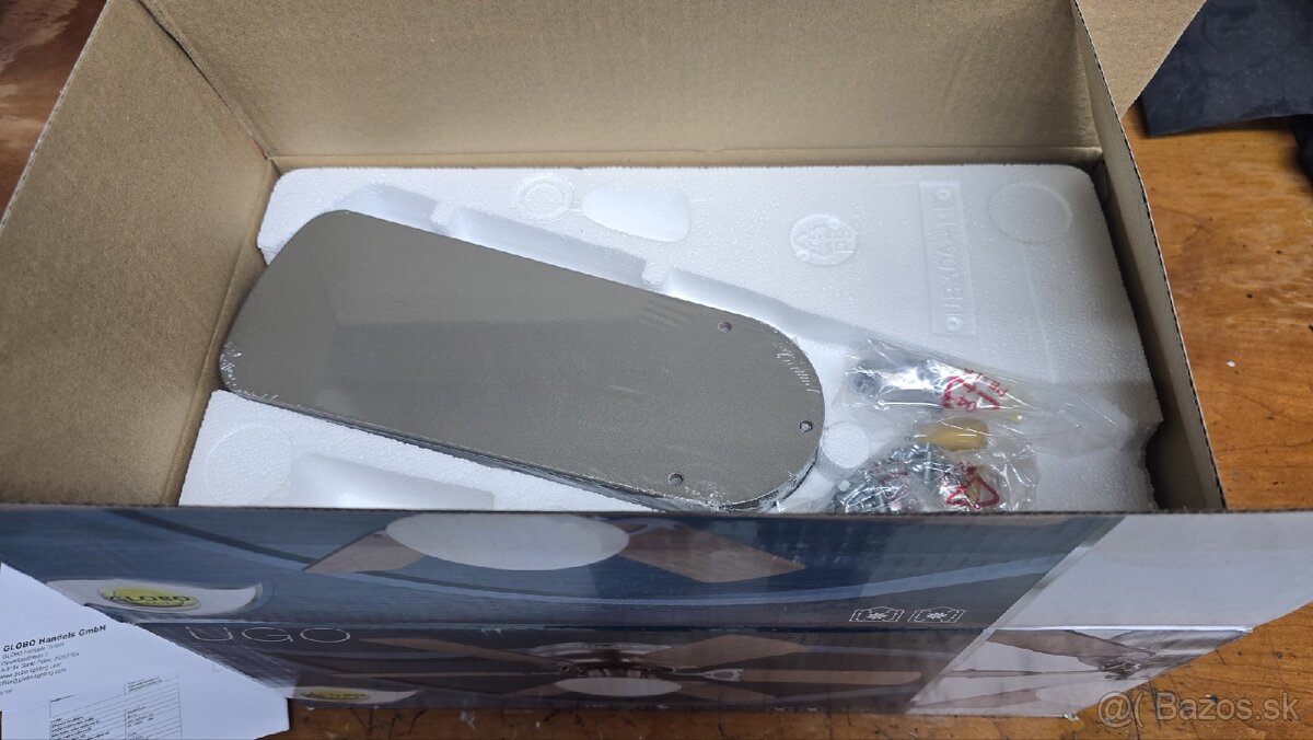 Stropný ventilátor so svetlom - 3