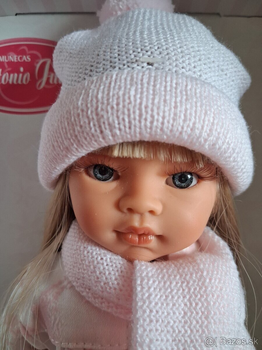 Realistická bábika stojaca vysoká 33 cm, - 3