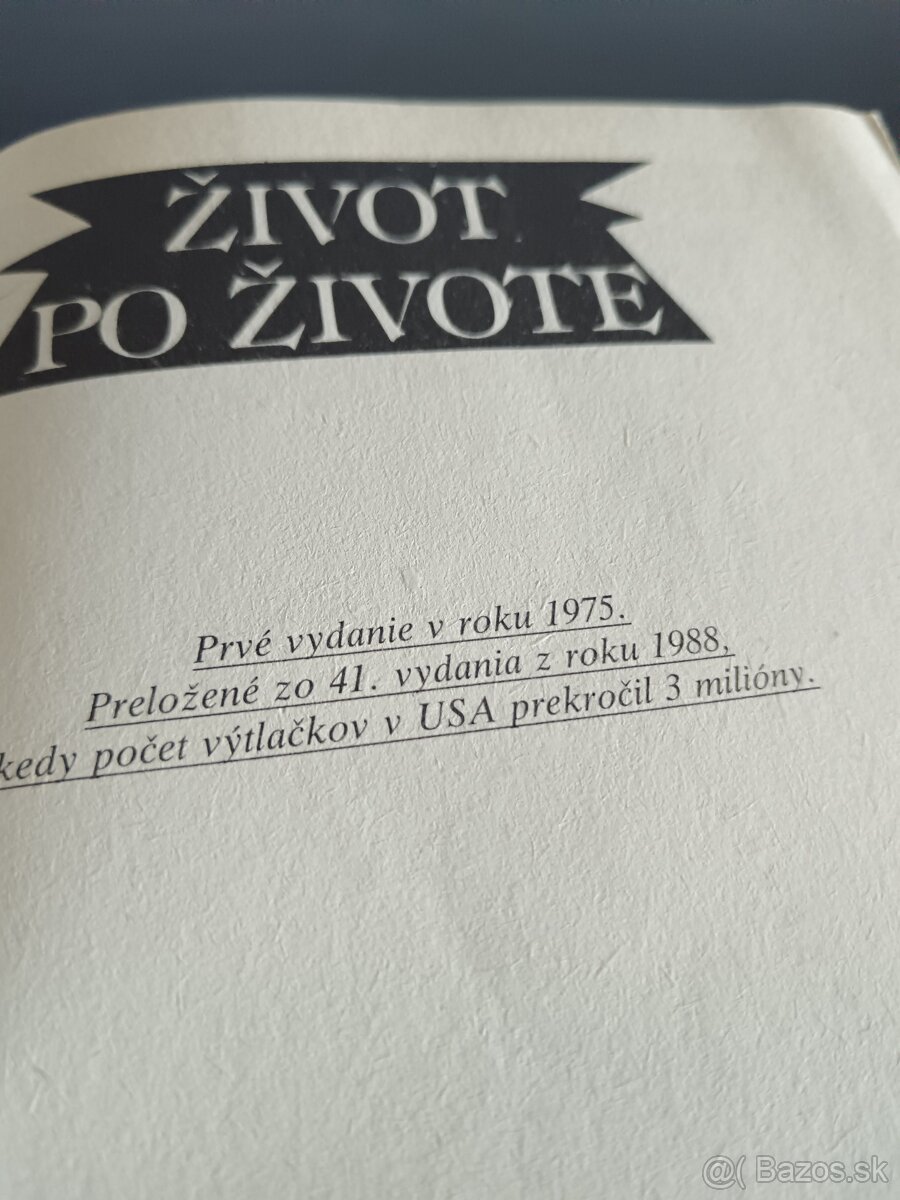Predám knihu R. A. Moody, Život po živote - 3