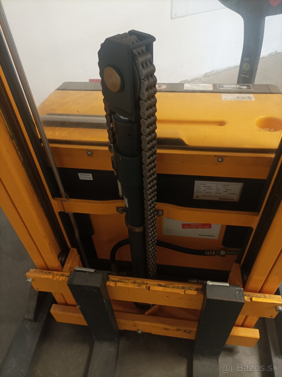 Ručně vedený vysokozdvižný vozík JungHeinrich EJC B14 Aku - 3