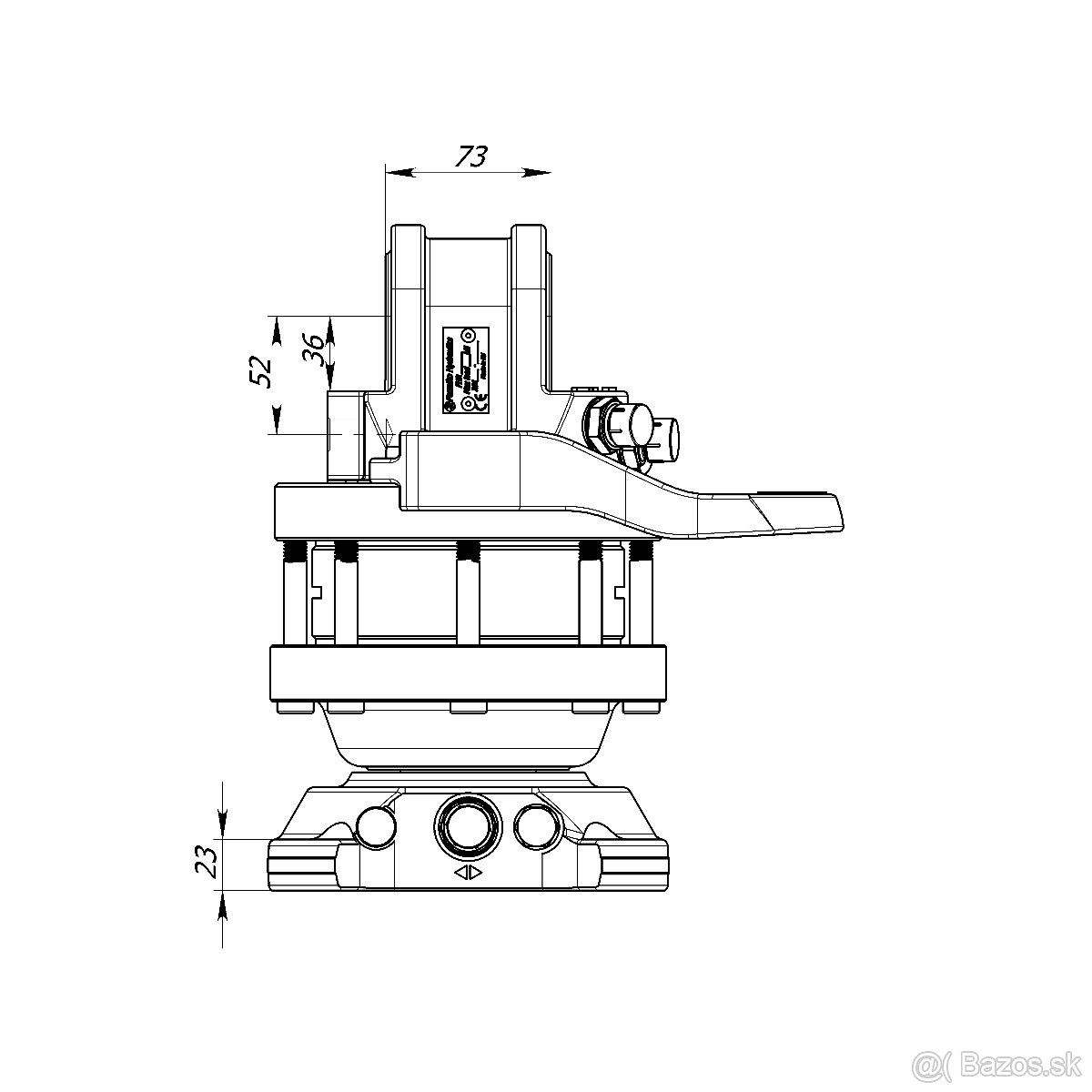 hydraulický rotátor FORMIKO 4,5t FHR 4500SF - 3