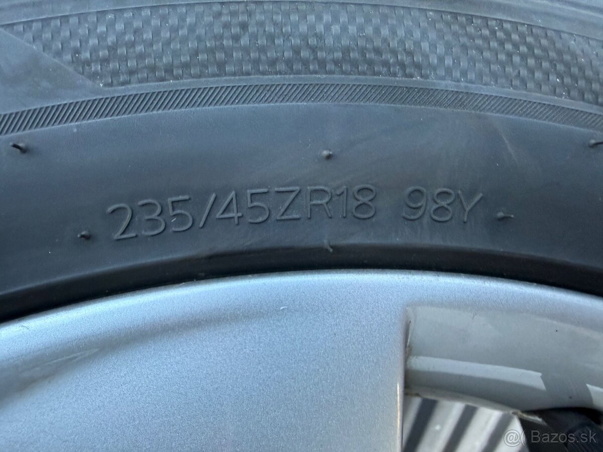 18" Elektrony SKODA 5x112 s letnymi pneu 235/45 R18 - 3