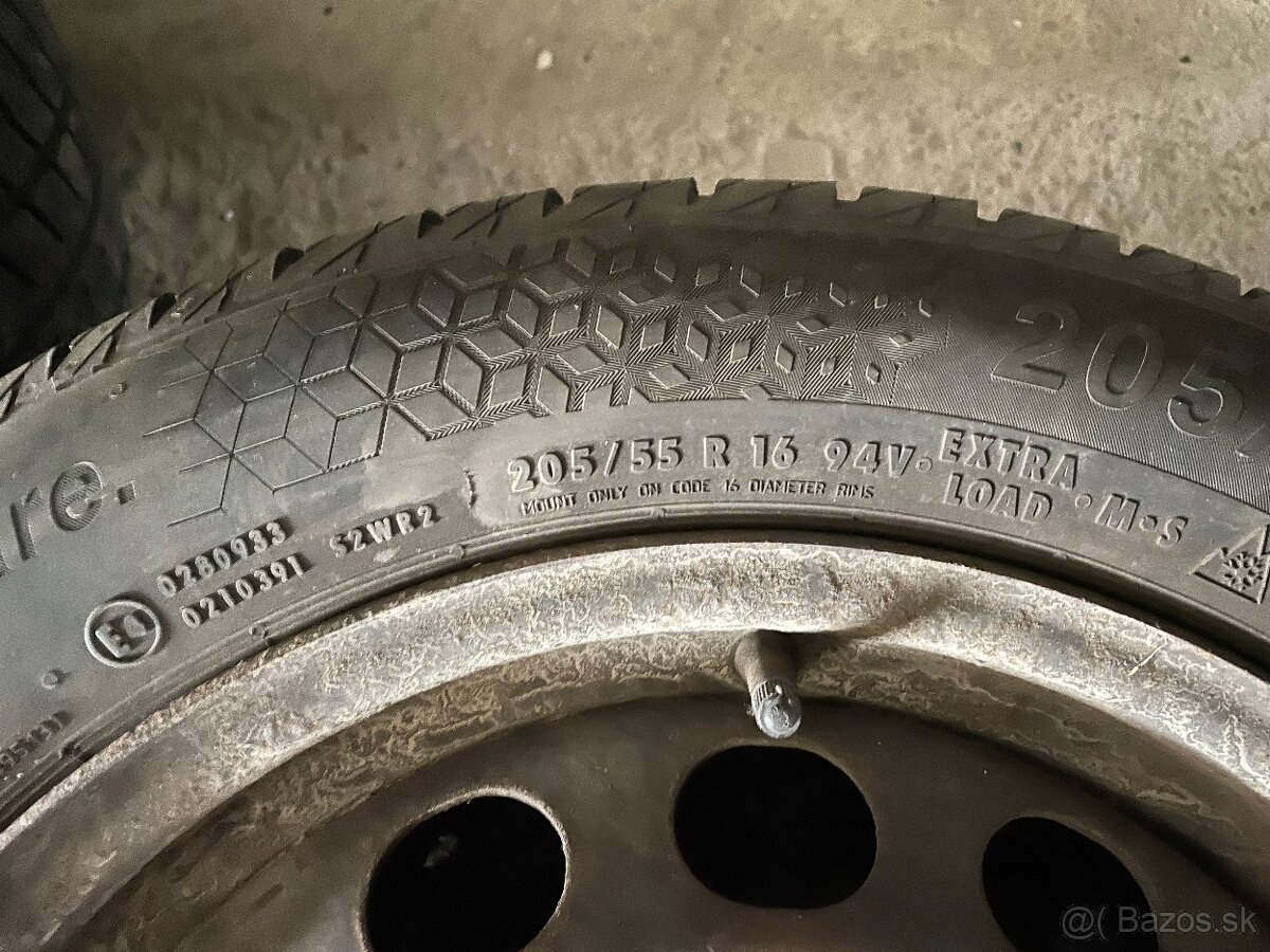Predám sadu zimných kolies R16 - 3