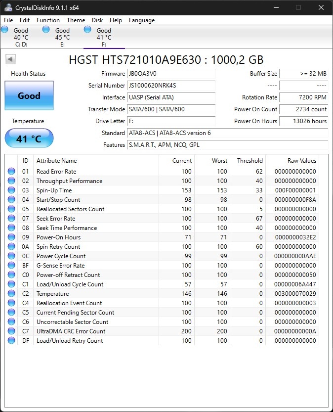 Externý 1TB HDD disk 7200RPM - 3