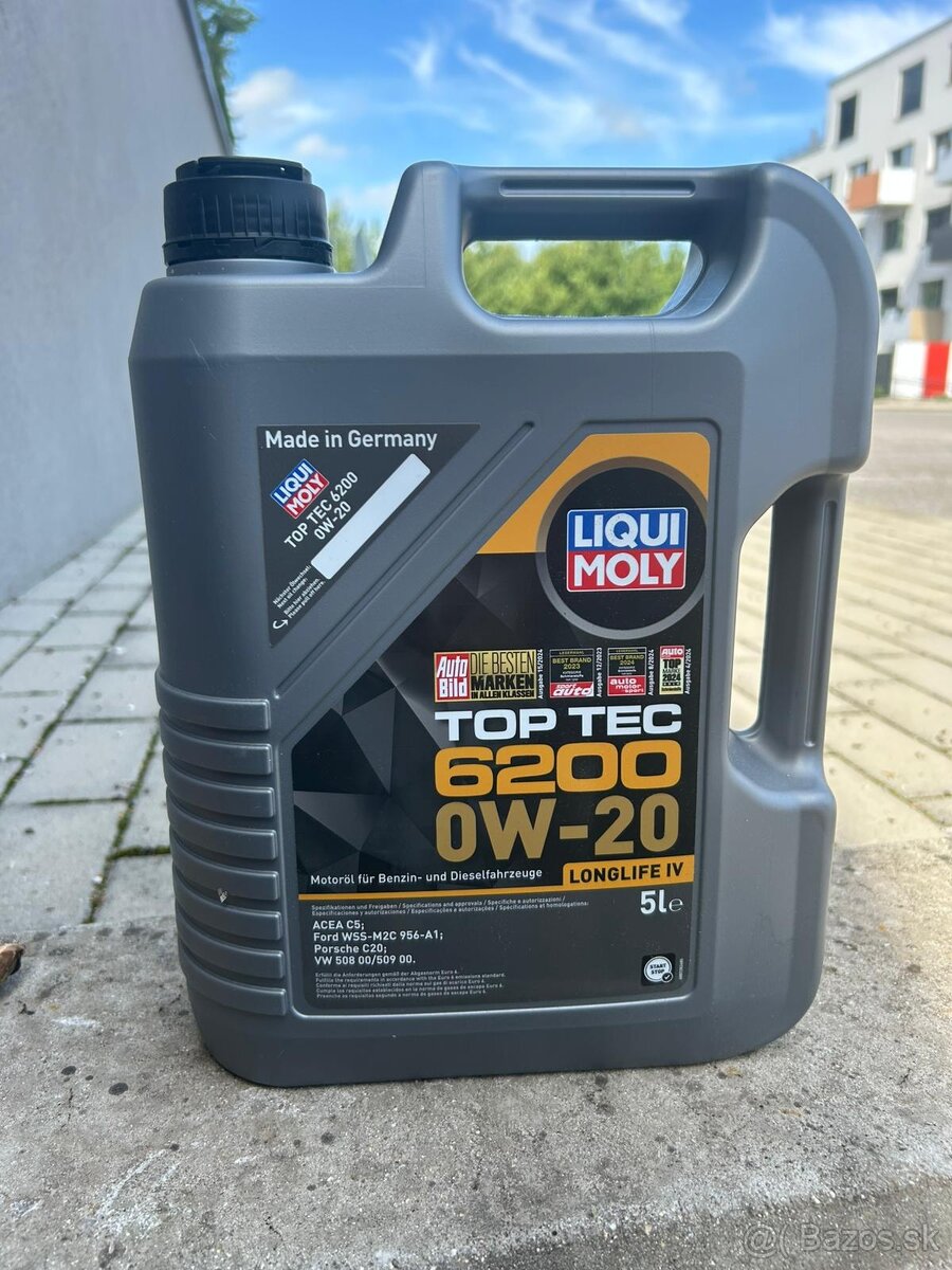 Liqui moly top tec 6200 0w20 5l - 3