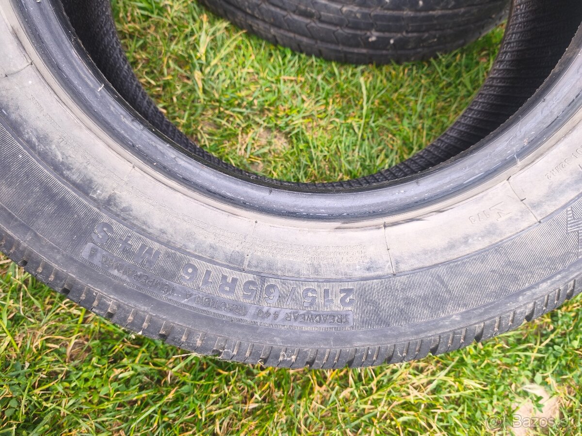 Predám letné pneumatiky 215/65r16 c - 3