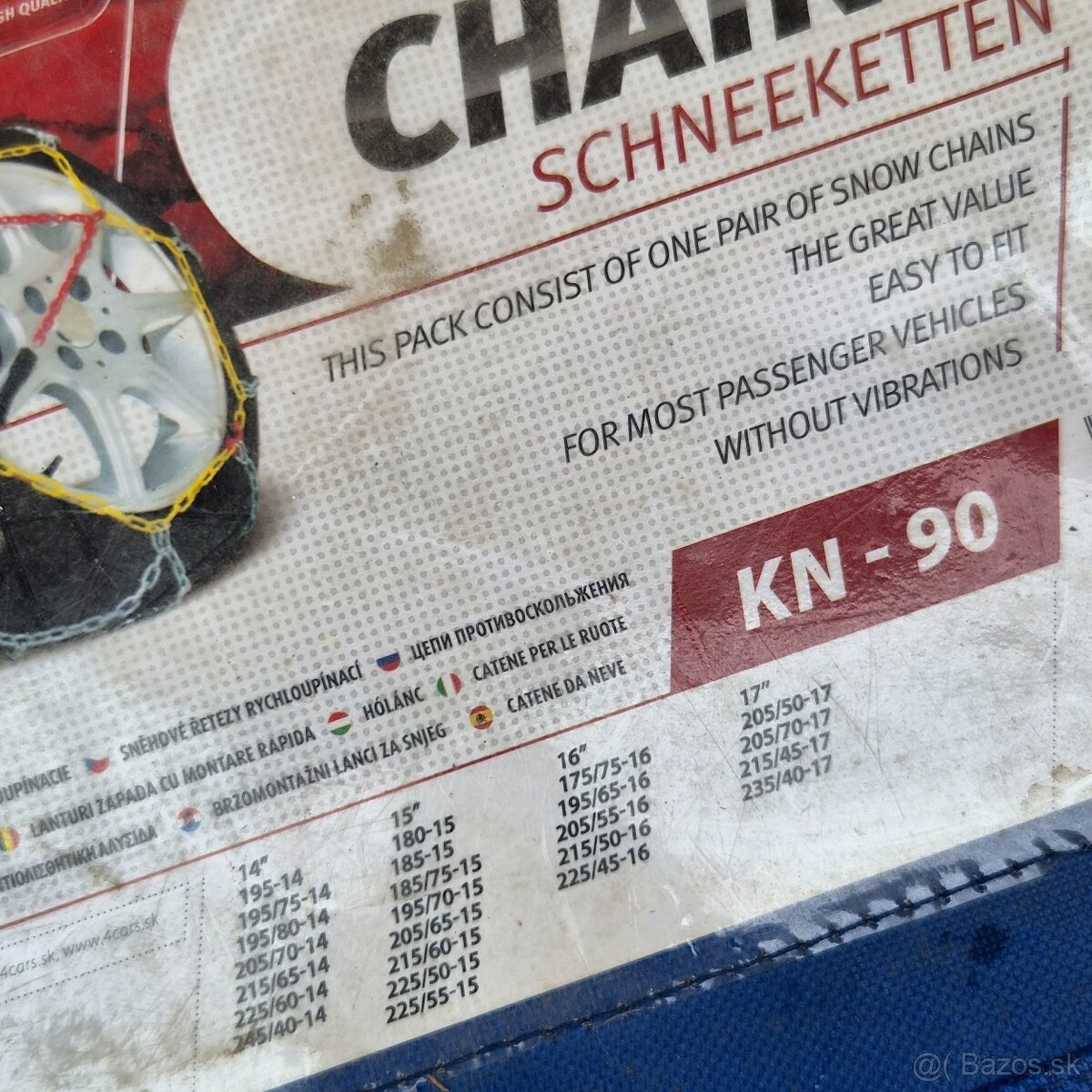 Snehové reťaze KN 90 - 3