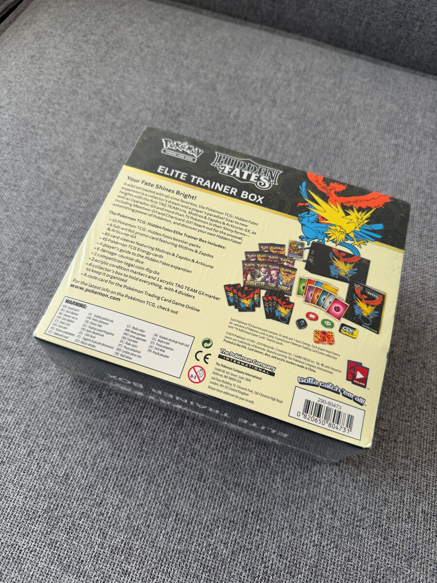 Pokémon Hidden Fates Elite Trainer Box ETB - 3