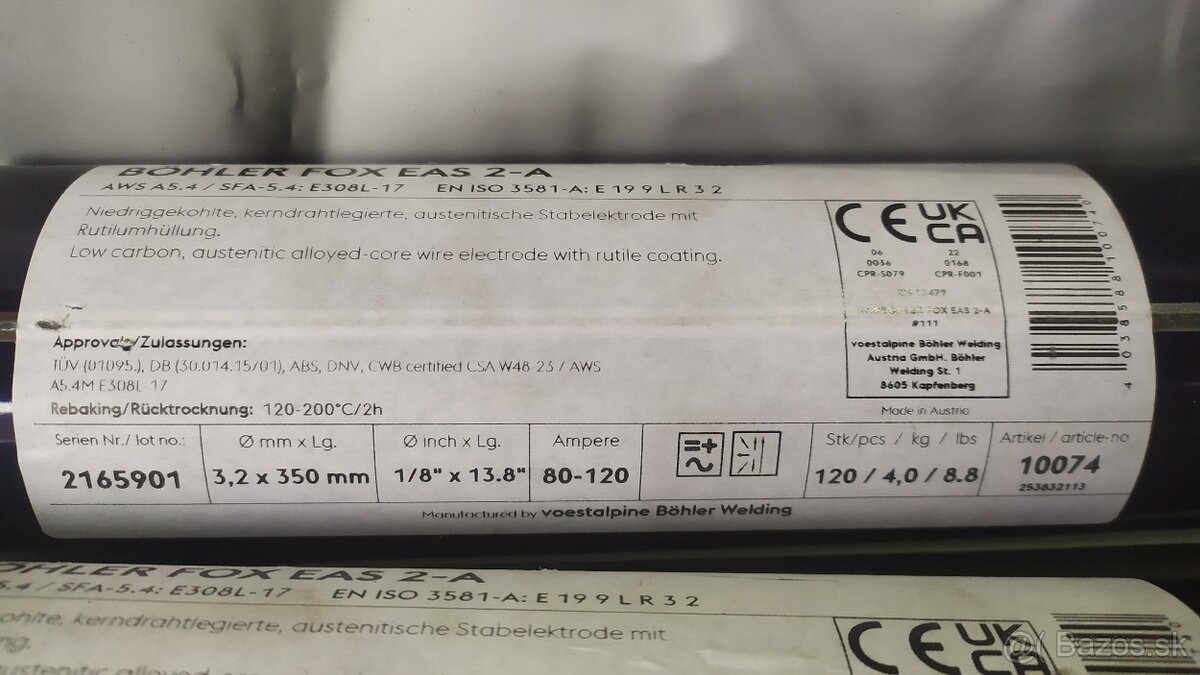 Elektródy wolframive - 3
