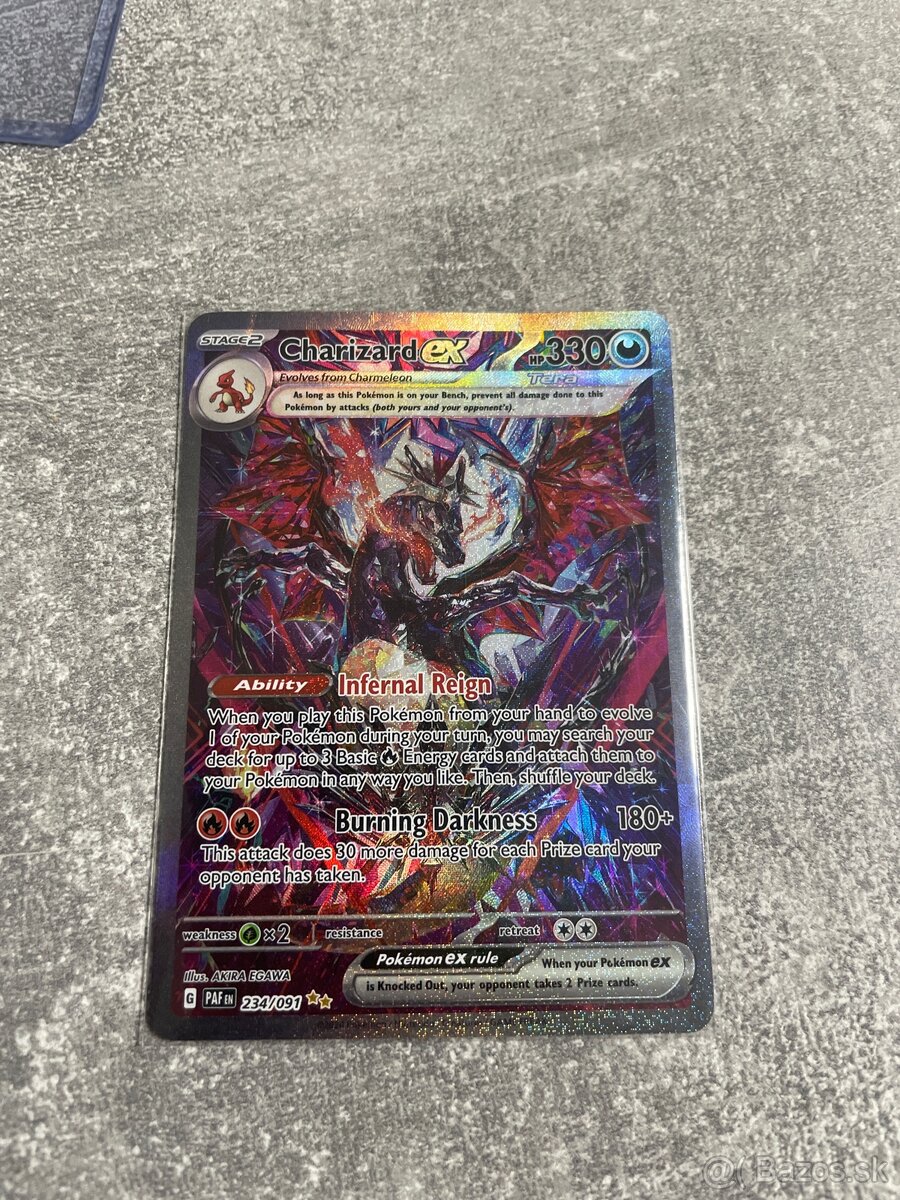 🔥 Charizard ex Tera 234/091 – krásny stav, originál – 🔥 - 3