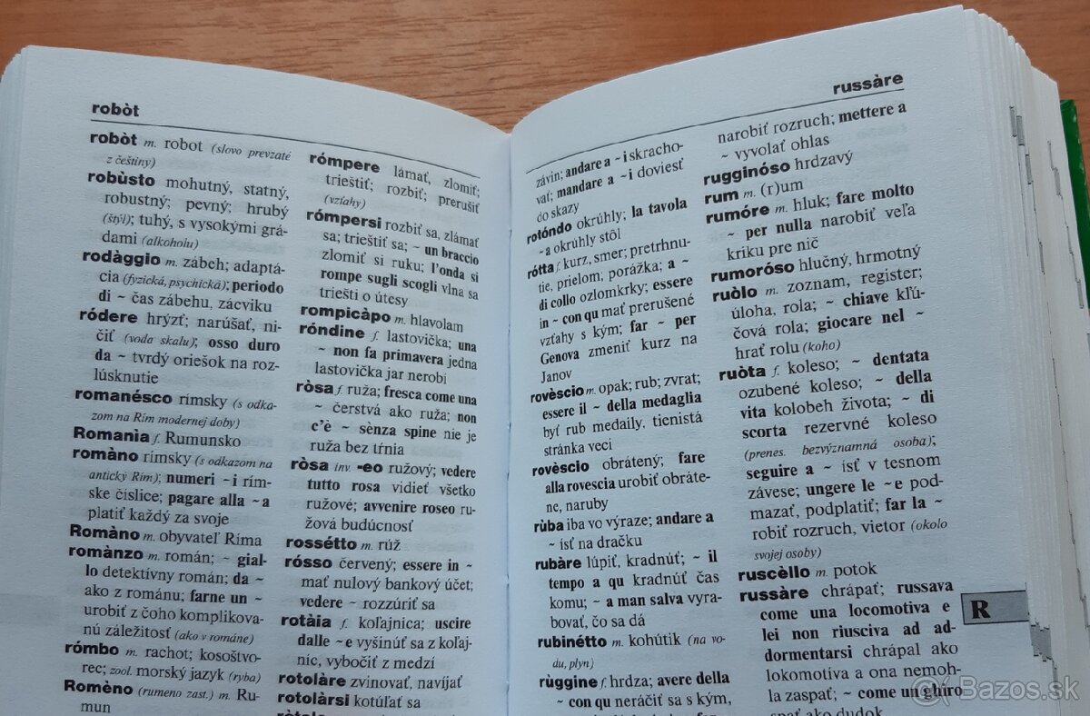 Taliansky a spanielsky slovnik - 3