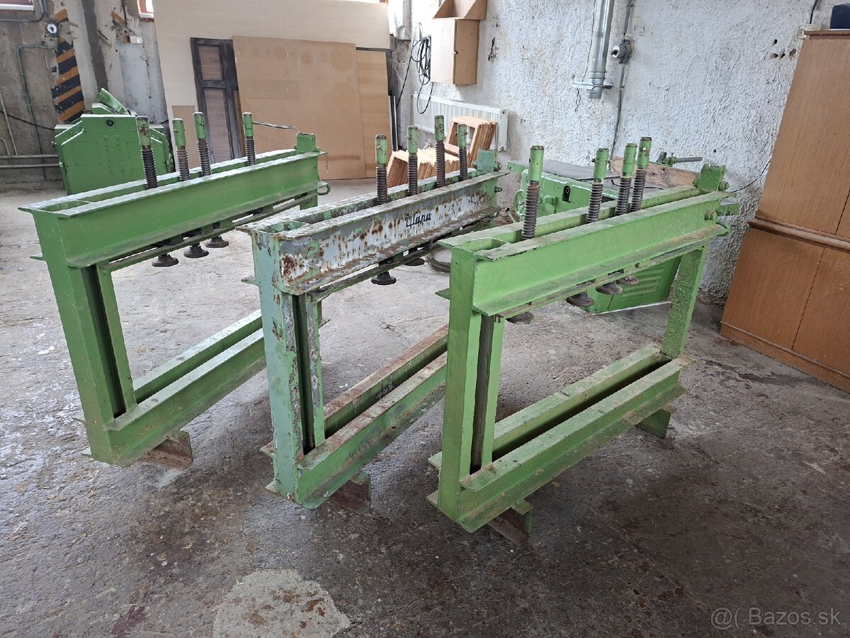 3x manuálny lis na lepenie dreva... - 3