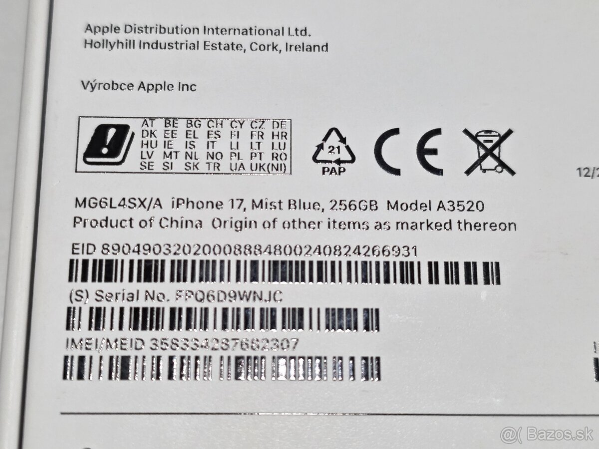 iPhone 17 256GB Mist Blue - 3