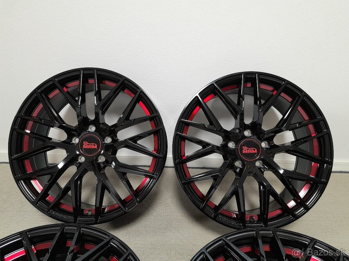 Alu disky R18 5x112 Et45 8J MAM RS4 BPRI Škoda Seat Audi Vw - 3