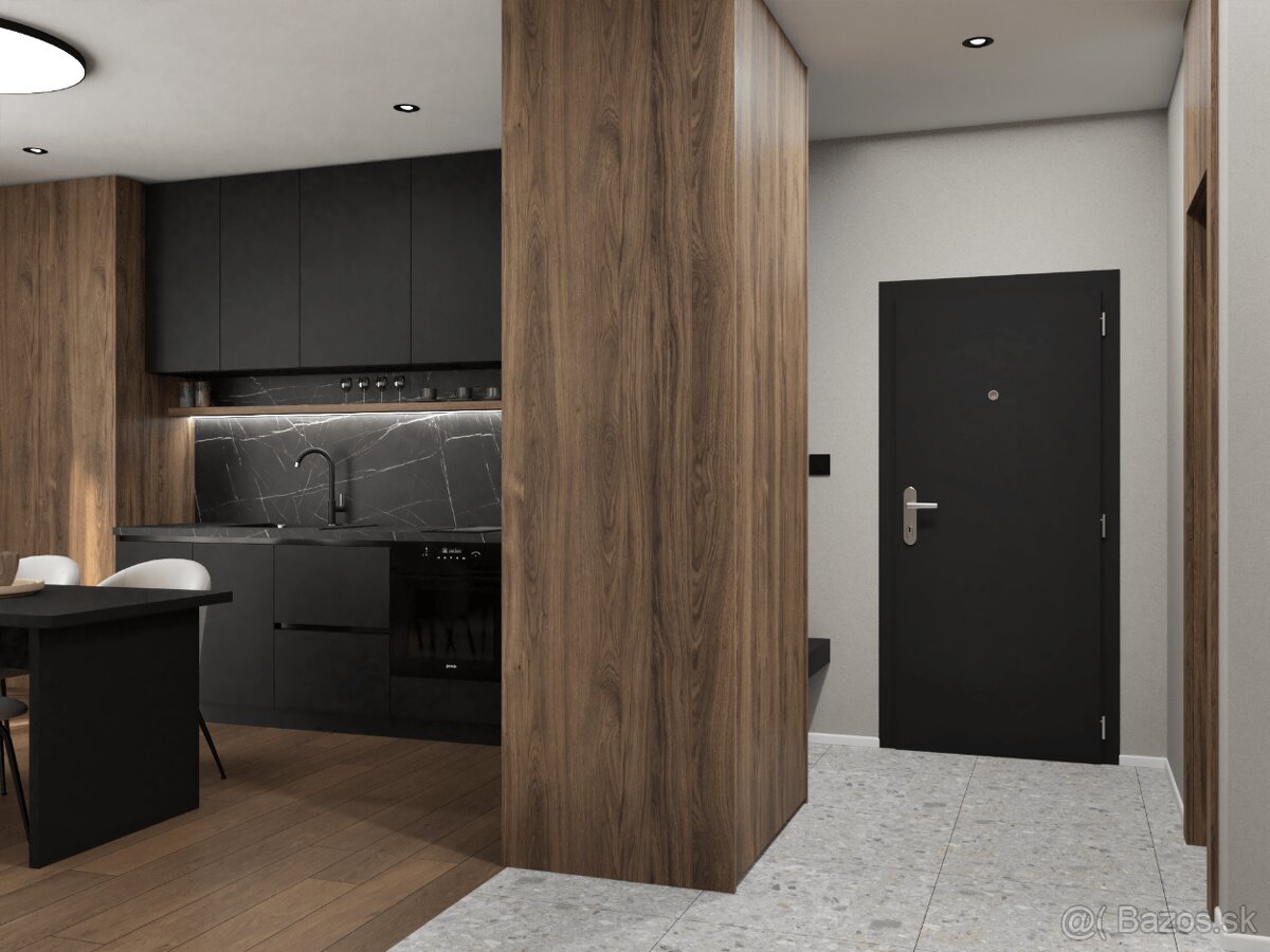 3-izbový byt,D 22 ,APARTMÁNY BOJNICE - APARTMÁNY POD ZÁMKOM - 3