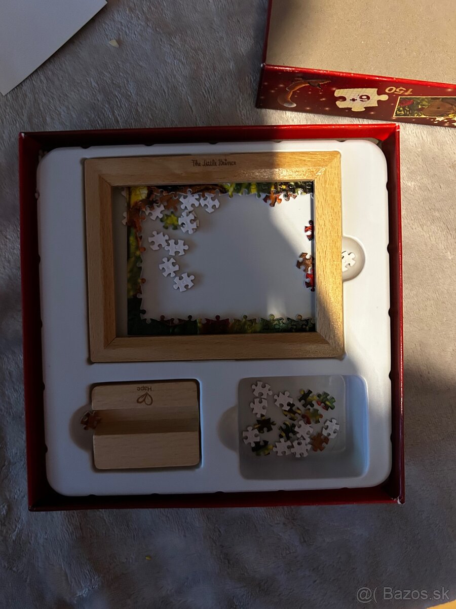 Puzzle maly princ s dreveným rámčekom - 3