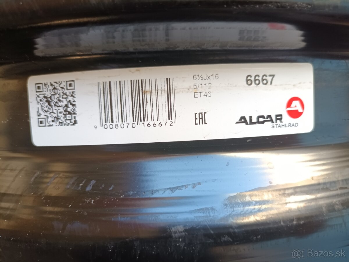 Plechové disky 5x112 r16 - 3