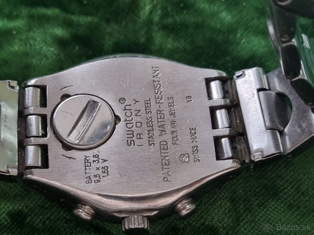 Náramkové hodinky,swatch chronograf. - 3